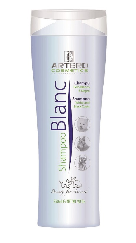 Blanc shampoo voor witte, grijze en zwarte vachten 250 ml
