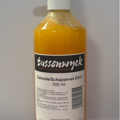 Zalmolie/Schapenvet DUO 500 ML