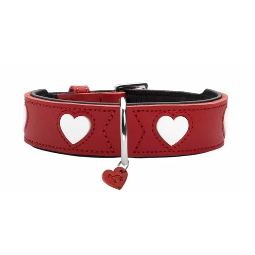 Hunter Hondenhalsband Love Rood
